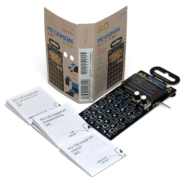 TEENAGE ENGINEERING PO-128 Mega Man Pocket Operator Rare Collector