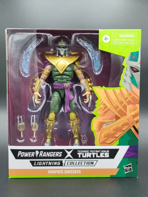 POWER RANGERS X NINJA TURTLES TMNT Morphed Shredder New Sealed! Free Shipping!
