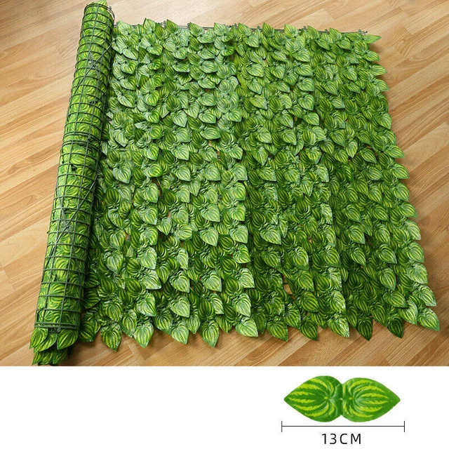 3m/1m Künstliche Efeu Blatt Garten Sichtschutz Balkon Hecken Zaun Sichtschutz