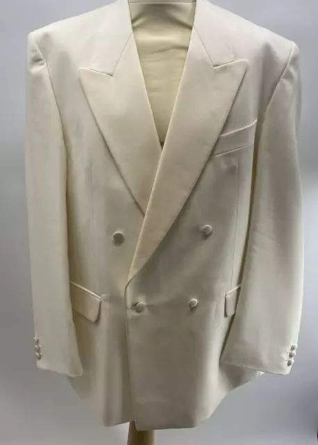 Sovereign Collection Debenhams Men's Cream Dinner Jacket Chest 46in Long     S5