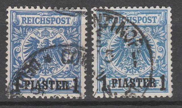 Dt. Post Türkei - Nr.: 7b u. 7d - BPP-geprüft Jäschke - gebraucht