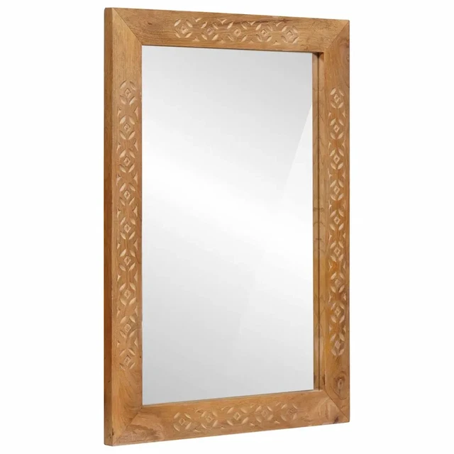 Miroir Mural Baroque Or Antique - Cadre Poly-nature - 56x46 Cm - Style Vintage