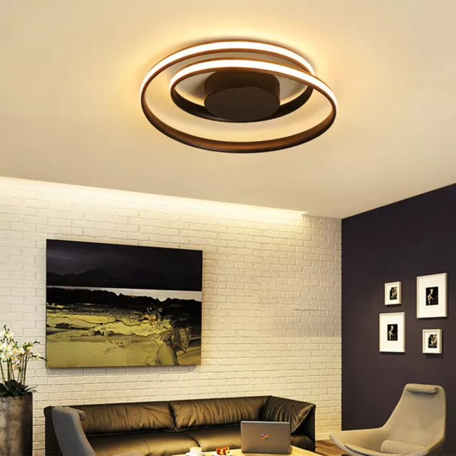 Creative Curve LED Strips Ceiling Lamp Acrylic Pendant Chandelier Light Fixture