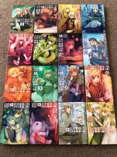 Spice and Wolf Vol.1-16 Complete Full Set Manga Comics Book Japanese