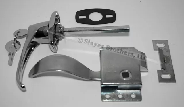 Cab Door Repair Kit! Exterior Handle, RH Latch, Gasket & Striker Plate