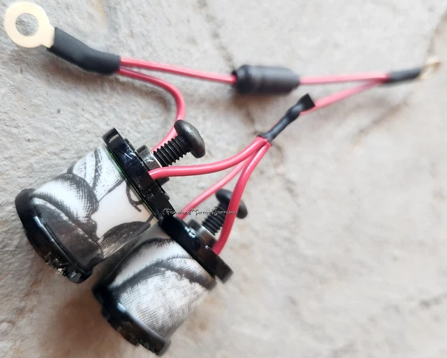 Bobinas para máquina de tatuaje de 1" 8-32 8 envolturas lavadoras negras blancas rosas rojas retráctiles