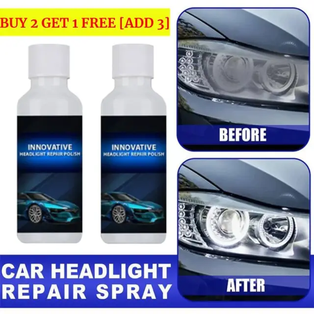 Innovative Headlight Repair Polish Fluid Liquid Kit Car Lamp Renovation  Agent US