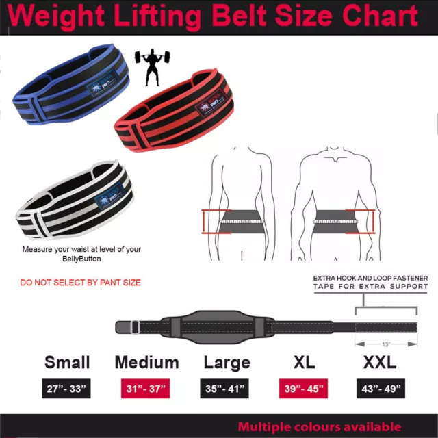 BodyBuilding Weight Lifting Fitness Gym Neoprene Wide Double Back Support Belt 2