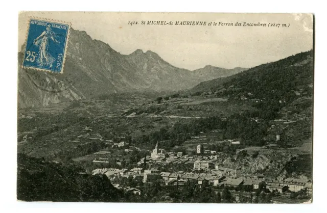 CPA 73 Savoie Maurienne Saint-Michel-de-Maurienne et le Perron des Encombres