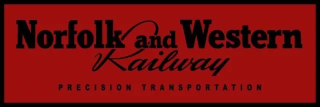 Norfolk & Western Railway, Railroad NEW Sign 12x36" USA STEEL XL Size - 4 lbs