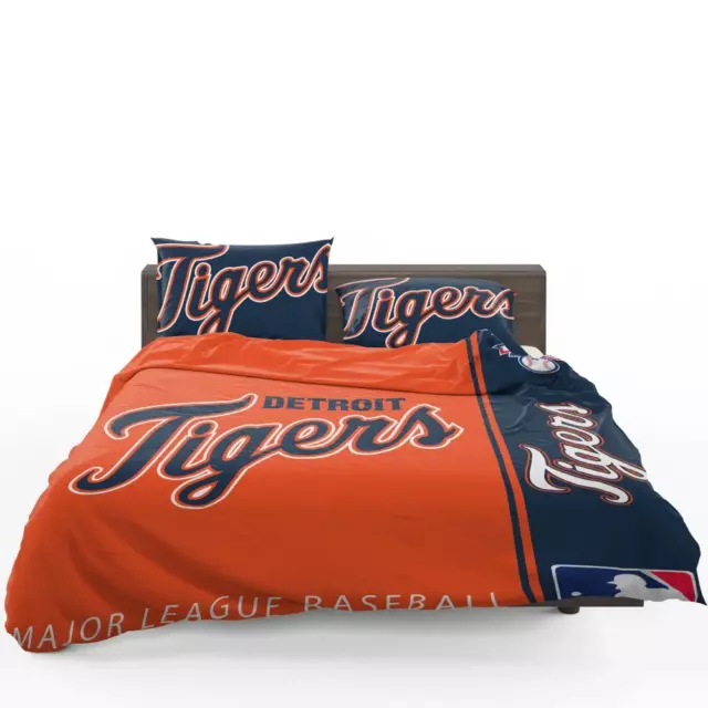 Set copripiumone trapunta trapunta Detroit Tigers MLB Baseball American League bambini