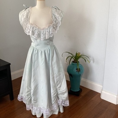 Gunne Sax Vintage Jessica McClintock Lace Renaissance Party Vintage Dress  11