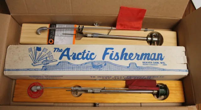 VINTAGE / ANTIQUE Beaver Dam Arctic Fisherman Tip Up BRASS TAG! artic  $36.87 - PicClick