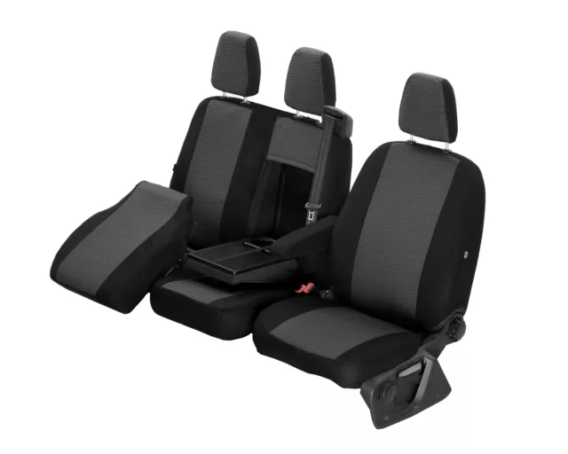 Passgenaue Sitzbezüge HERO 1+2 ( 3-Sitzer ) passend für Toyota Proace ab 2016