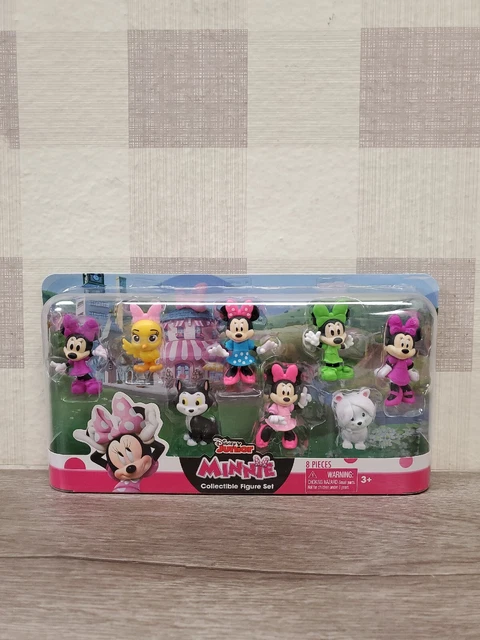 Disney Junior Minnie Mouse Collectible Figure Set 8 Pieces - New✅