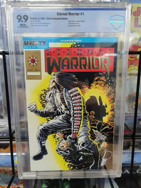 Eternal Warrior #1 (1992) - Cbcs Grade 9.9 - Gold Embossed Edition Variant!