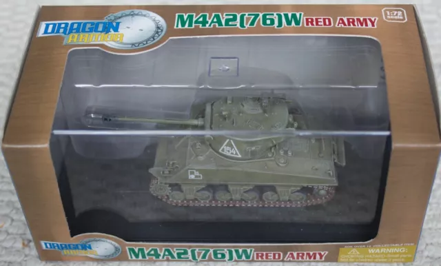 1/72 DRAGON ARMOR AMERICAN  sherman m4a2 red army  WW2 TANK 60360