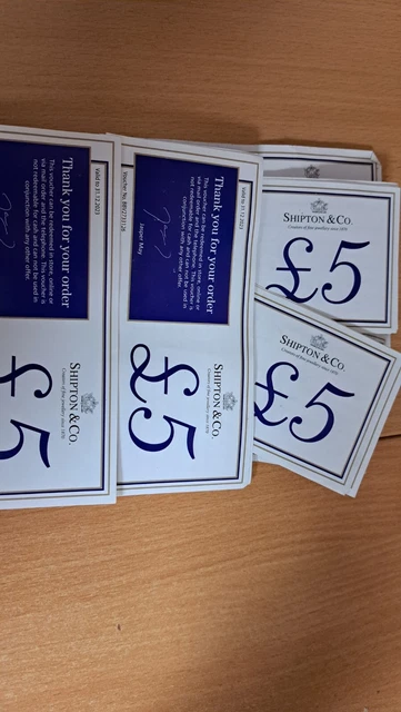 Jewellery Vouchers £75.00 (Valid to 31.12.2023)