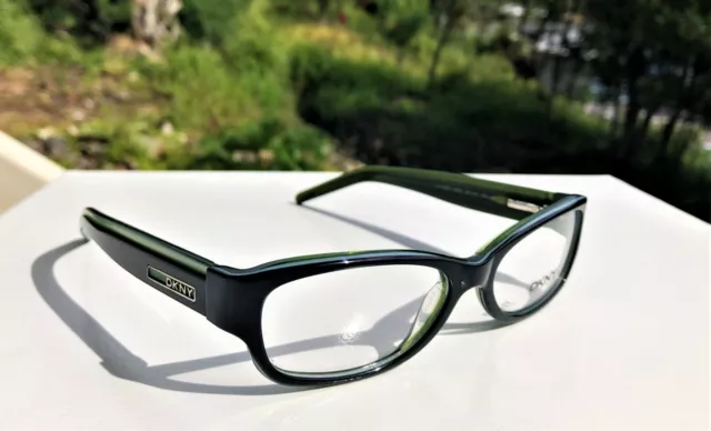 DKNY Eyeglasses Black on Green Frames DY 4590 3408 / 50-15-130