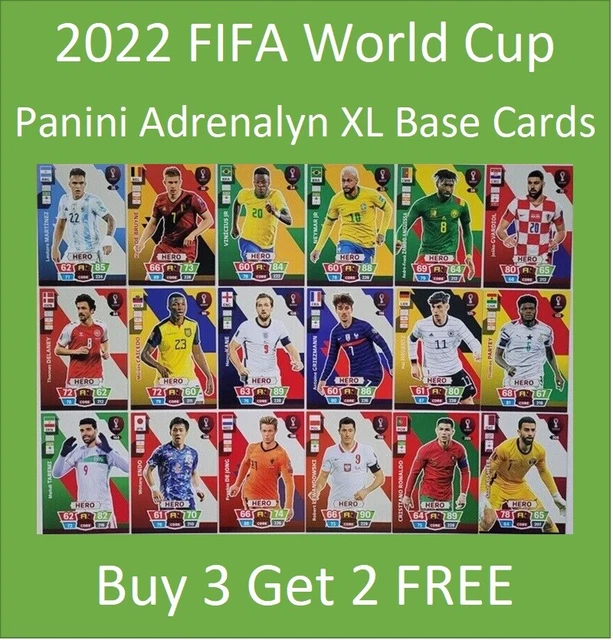 2022 FIFA WORLD Cup Adrenalyn XL Cards Base Hero Cards 28225 BUY 3