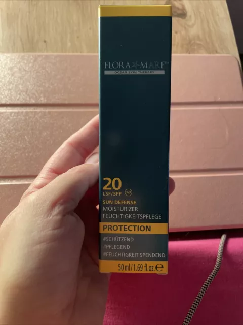 FLORA MARE PROTECTION Sun Defense Feuchtigkeitspflege LSF20 Made Germany M. Asam