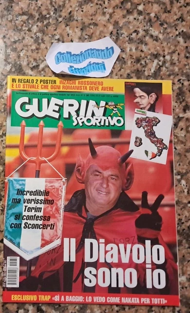 Maxi Poster Guerin Sportivo 1998 - Roberto Baggio & Roberto Mancini - Inter