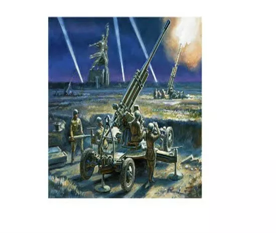 Zvezda 6148 - 1/72 Wargame Addon Russische (Soviet) 85mm Anti-Aircraft-Gun - Neu