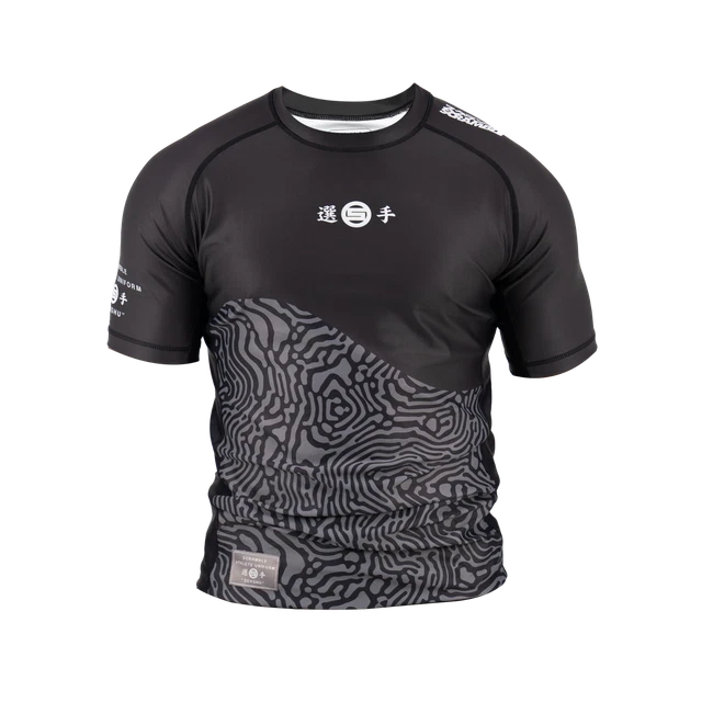 Rashguard Progress Jiu Jitsu Unknown Koi SS Bleu Marine