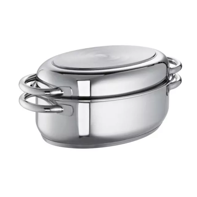 Schulte-Ufer Multi-Bräter Universalbräter Edelstahl 27x17 cm 5 L 678930