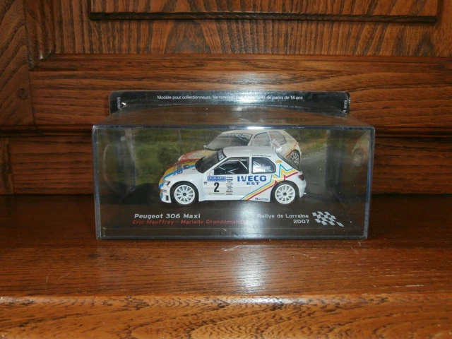 Décalcomanies 1/43 Peugeot 306 Maxi Mauffrey Rallye Mont Blanc 2007 – Neuf