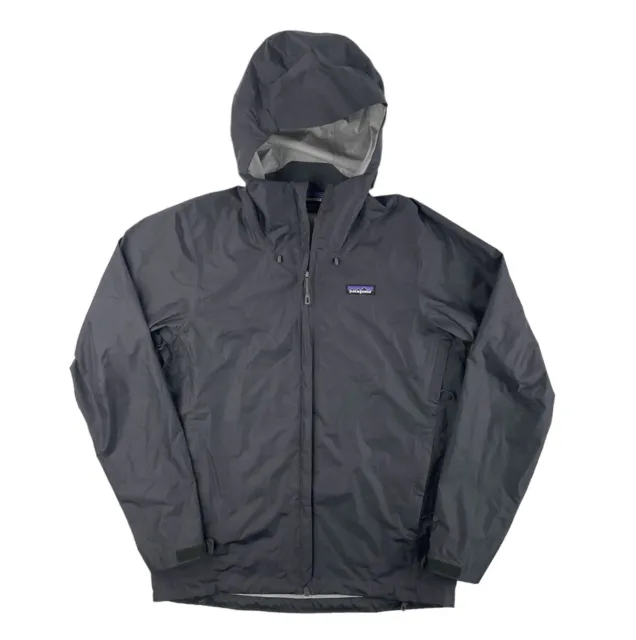 Patagonia Torrentshell Full Zip Hooded Rain Jacket Nylon H2No Gray Men's Small S