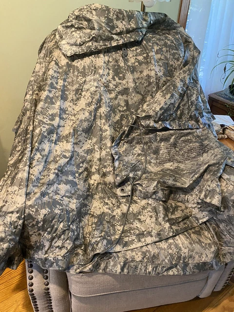 US Military Issue ACU Poncho, USED US Military Issue ACU Poncho, USED