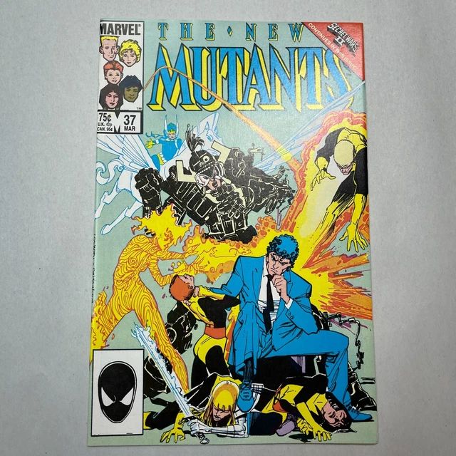 THE NEW MUTANTS - Vol 1 # 37 March 1986 Marvel Comics Comic Book X-men NM
