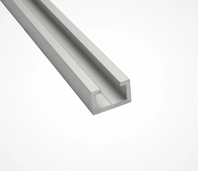 Aluminium C-Profil M10 Alu Laufschiene 13x22 T Nutschiene 0,5m 1m 1,5m 2m