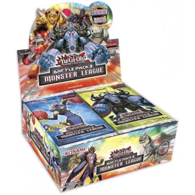 Yugioh Battle Pack 3 Monster League 1 Display Deutsch 1. Auflage (36 Booster)