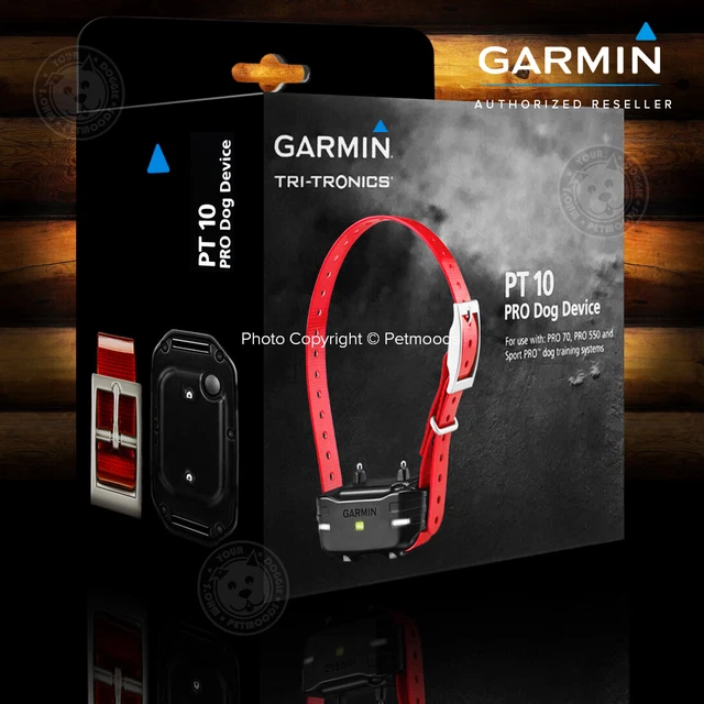 Garmin PT10 Additional Dog Device Red Collar Strap - Sport PRO, PRO 70, PRO 550