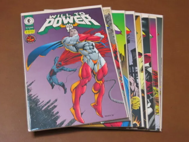 Will To Power # 1 - 8 Vf-Nm Complete Run Dark Horse Comics Govt Superhero 1994