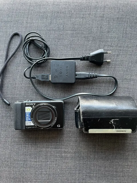 Sony Cyber-shot DSC-HX9V 16.2MP Digital Camera - Black