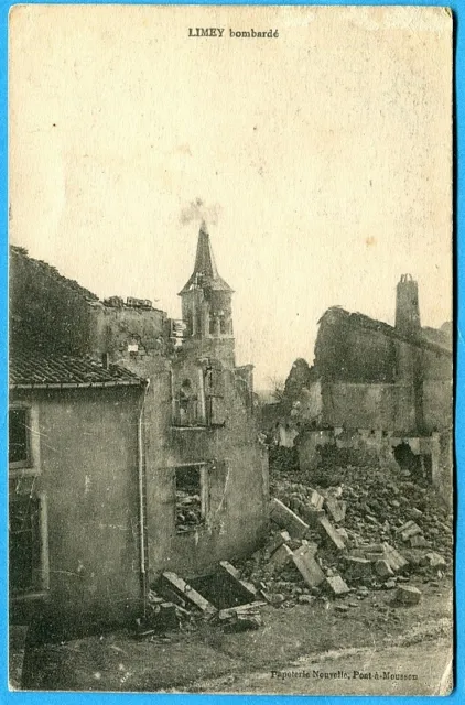 CPA : Limey bombardé / Guerre 14-18 / 1917