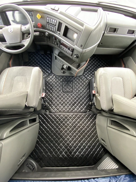 Volvo VNL 740 760 Eco Leather floor Mats Fits Year Models 2019+