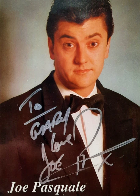 Joe Pasquale comedian ~  Official Colour Publicity Photo SIGNED