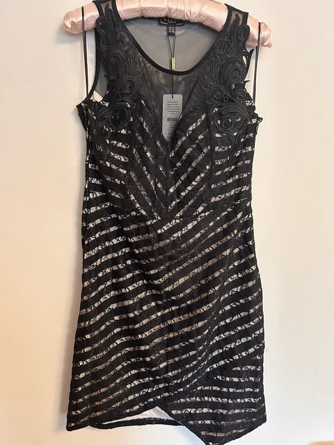 Lipsy lace insert shift dress clearance