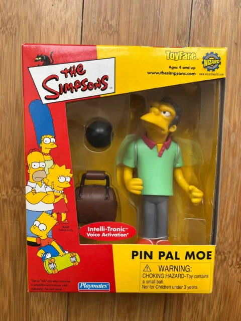 Neuf en Boîte Playmates Interactif The Simpsons Broche Pal Moe Exclusif Figurine