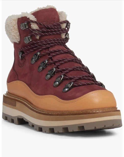 NEW MONCLER PEKA Hiking Boots Medium Beige / TAN Mens Size  display picture 2