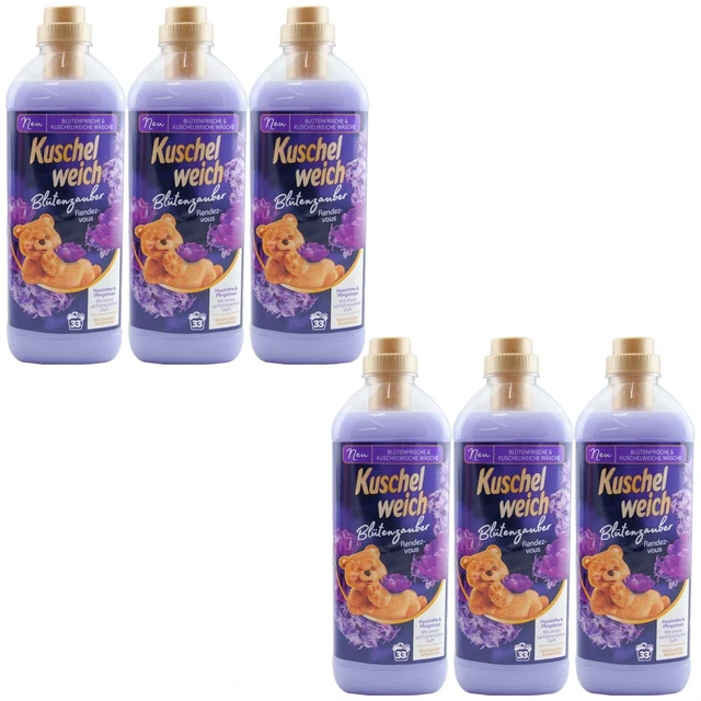 Kuschelweich Fabric Softener Blossom Magic Hyacinth & Peony 6 X 33.8oz 33WL