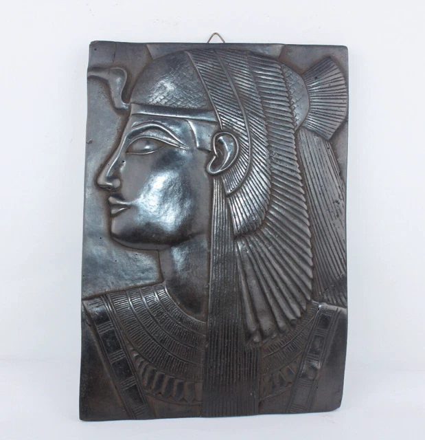 RARO ANTIGUO EGIPCIO ANTIGUO Famosa reina Cleopatra Stella Stela (EGYCOM)