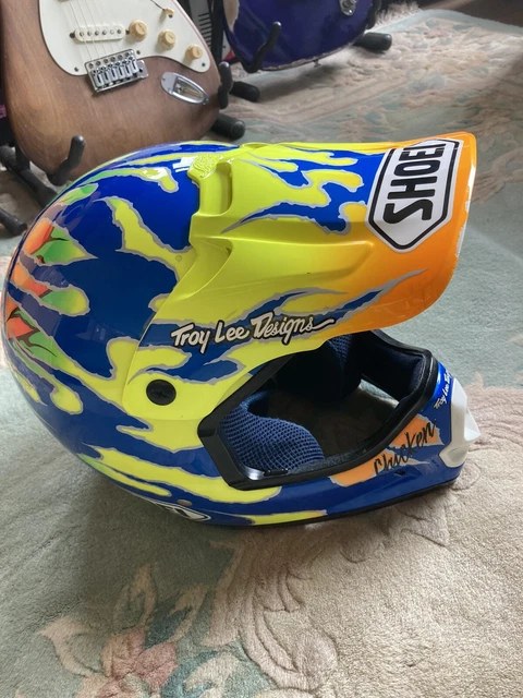 VINTAGE SHOEI TROY Lee Motocross Helmet Vf-x2 Jeff VINTAGE SHOEI TROY Lee Motocross Helmet Vf-x2 Jeff