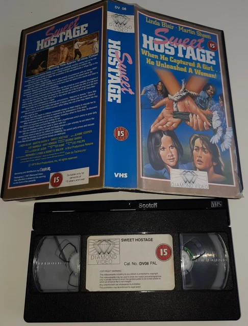 SWEET HOSTAGE VHS Linda Blair Martin Sheen Very Rare £22.95 PicClick UK