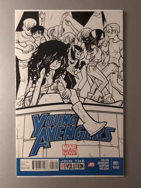 Young Avengers #1 First App New Team Second Print Low Print Run HTF Comic Book