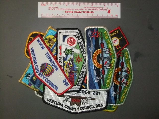 Boy Scout OA 291 Topa Topa Lodge Flap Collection 0944JJ